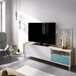 DEKIT Muebles De Salón^Mueble De Televisión Nova Multicolor 155 X 43 X 47 Cm