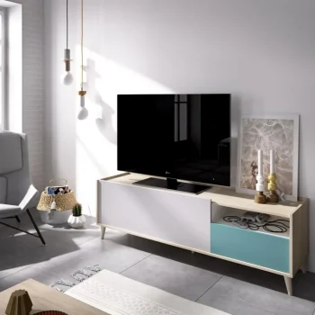 DEKIT Muebles De Salón^Mueble De Televisión Nova Multicolor 155 X 43 X 47 Cm