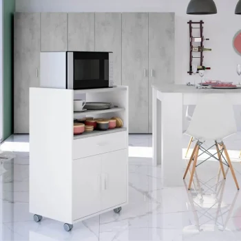 FORES Mueble Auxiliar Cocina^Mueble Para Microondas Tidy 59 X 92 X 40 Cm