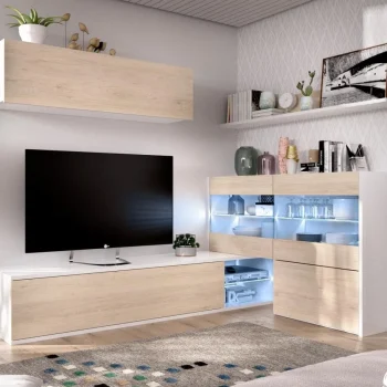 DEKIT Muebles De Salón^Mueble Salón TV Uma Con Luces Led