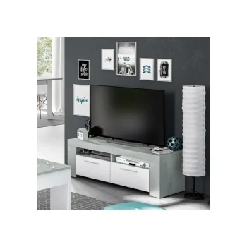 FORES Muebles De Salón^Mueble Televisión Ambit Cemento - Blanco Artik 120 X 40 X 42 Cm