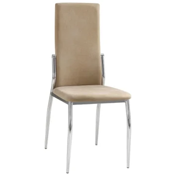 DISTRIGAL Sillas Tapizadas^Pack 6 Sillas Salón SAKU Tapizada Beige