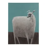 IXIA Cuadros^PINTURA OVEJA TURQUESA LIENZO 90 X 3,50 X 120 CM