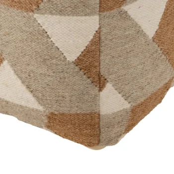 IXIA Puffs^Puf Cuadrado De Lana Y Algodón Multicolor 45 X 45 X 45 Cm