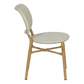 IXIA Sillas Metálicas^Silla Apilable De Aluminio Y Textileno Aguamarina 47 X 79 X  60 Cm