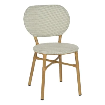 IXIA Sillas Metálicas^Silla Apilable De Aluminio Y Textileno Aguamarina 47 X 79 X  60 Cm