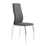 NAKURA Sillas Tapizadas^Silla Comedor Roxana Tapizada Gris Oscuro 44 X 98 X 55 Cm