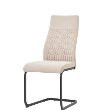 NAKURA Sillas Tapizadas^Silla Comedor Tapizada Tela Beige Nayarit 44 X 99 X 60 Cm