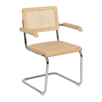 IXIA Sillas De Ratán Y Fibras^Silla Con Brazos Ratán Natural 61,50 X 82,5 X 53 Cm