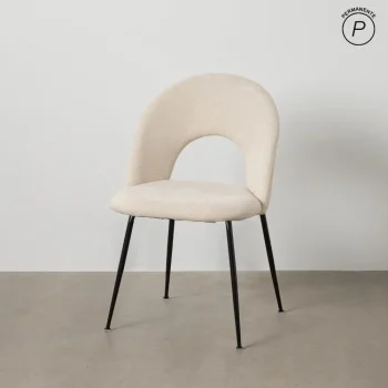 IXIA Sillas Tapizadas^Silla De Catering O Salón Tapizada Blanco 49 X 89 X 60 Cm