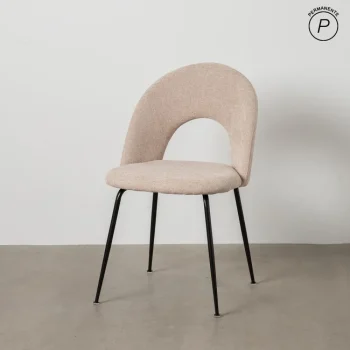 IXIA Sillas Tapizadas^Silla De Catering O Salón Tapizada Beige 49 X 89 X 60 Cm