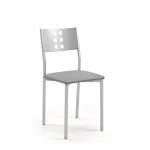 VELASCO Sillas De Cocina|Sillas De Cocina^Silla De Cocina Armazón Metálico Aluminio Zamora 38 X 86 X 47 Cm