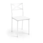 VELASCO Sillas De Cocina|Sillas De Cocina^Silla De Cocina Armazón Texturizado Blanco Bilbao 38 X 86 X 47 Cm