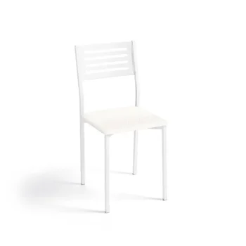VELASCO Sillas De Cocina|Sillas De Cocina^Silla De Cocina Kati, Armazón Blanco Texturizado 38 X 86 X 47 Cm