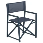 IXIA Sillas De Jardín|Sillas Plegables^Silla De Comedor Director Azul Aluminio - TEXTILENO 56 X 53 X 84 Cm
