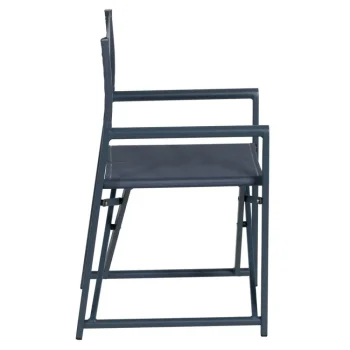 IXIA Sillas De Jardín|Sillas Plegables^Silla De Comedor Director Azul Aluminio - TEXTILENO 56 X 53 X 84 Cm