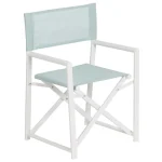 IXIA Sillas De Jardín|Sillas Plegables^Silla De Comedor Director Verde - Blanco 56 X 53 X 84 Cm