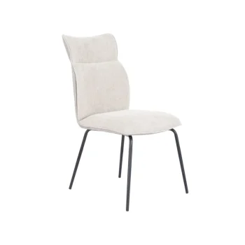 NAKURA Sillas Tapizadas^Silla De Comedor Ergonómica Romeo Beige 46 X 95 X 65 Cm