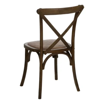IXIA Sillas De Madera^Silla De Madera Marrón Con Respaldo De Aspas Marrón 50 X 87 X 56 Cm