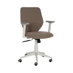 IXIA Sillas De Oficina^Silla De Oficina O Escritorio Elevable Tapizada Taupe 63 X 94,5 -104.5 X 59  cm