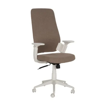 IXIA Sillas De Oficina^Silla De Oficina O Escritorio Elevable Taupe 67,50 X 114,5 - 124 X 62 Cm