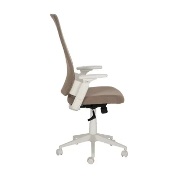 IXIA Sillas De Oficina^Silla De Oficina O Escritorio Elevable Taupe 67,50 X 114,5 - 124 X 62 Cm