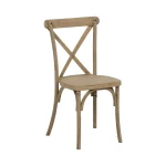 IXIA Sillas De Hostelería|Sillas De Polipropileno^Silla De Polipropileno Natural Respaldo Aspa 50 X 89 X 41,5 Cm