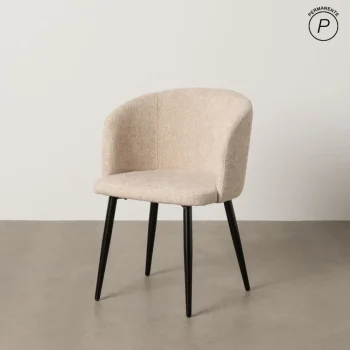 IXIA Sillas Tapizadas^Silla De Salón Compacta Crema Setúbal 53 X 77 X 53 Cm