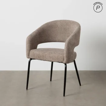 IXIA Sillones Con Brazos|Sillas Tapizadas^Silla De Salón Con Brazos Tapizada Contract Gris 57 X 81 X 56 Cm