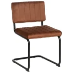 IXIA Sillas Tapizadas^Silla De Salón Contract Estructura Metálica Tapizado Terracota 48 X 82 X 56 Cm