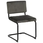 IXIA Sillas Tapizadas^Silla De Salón Contract Estructura Metálica Tapizado Taupe 48 X 82 X 56 Cm