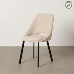 IXIA Sillas Tapizadas^Silla De Salón Tapizada Crema Bilbao 48 X 85 X 61 Cm