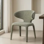 IXIA Sillas Tapizadas^Silla De Salón Tapizada Jaspeado Verde 58 X 81 X 60 Cm