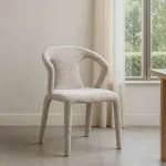 IXIA Sillas Tapizadas^Silla De Salón Tapizada Jaspeado Gris 52,5 X 79 X 59 Cm