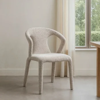 IXIA Sillas Tapizadas^Silla De Salón Tapizada Jaspeado Gris 52,5 X 79 X 59 Cm