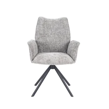 NAKURA Sillas Tapizadas^Silla Giratoria Con Brazos Ander Tapizado Gris 63  x 93 X 62 Cm