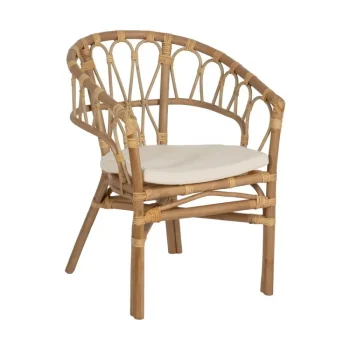 IXIA Sillas De Ratán Y Fibras^SILLA MIEL RATÁN SALÓN 58 X 59 X 78 CM