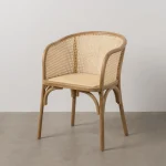 IXIA Sillas De Ratán Y Fibras^SILLA NATURAL MADERA-RATÁN 56 X 58 X 77 CM