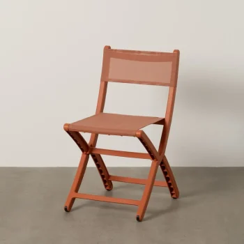 IXIA Sillas De Jardín|Sillas Plegables^SILLA PLEGABLE TERRACOTA POLIPROPILENO 45 X 55 X 83 CM