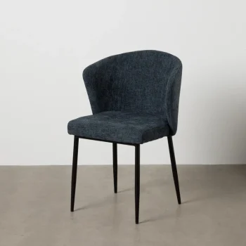 IXIA Sillas Tapizadas^Silla Tapizada Colección UrbanLine Azul- Negro Para Salón Y Hostelería 59 X 80 X 55 Cm