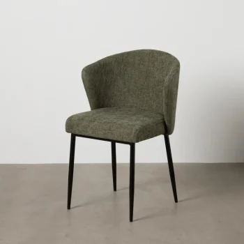 IXIA Sillas Tapizadas^Silla Tapizada Colección UrbanLine Verde- Negro Para Salón Y Hostelería 59 X 80 X 55 Cm