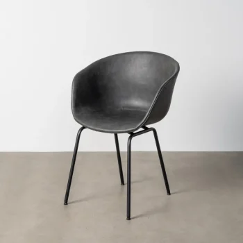 IXIA Sillas Tapizadas^Silla Tapizada Faro PU Negro 59 X 81,5 X 50,5 Cm