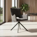 IXIA Sillas Tapizadas^Silla Tapizada Gris 58,5 X 86,5 X 60 Cm