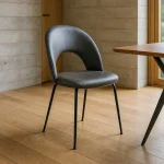 IXIA Sillas Tapizadas^Silla Tapizada Símil Piel Contract Gris 49 X 81 X 60 Cm