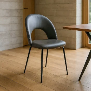 IXIA Sillas Tapizadas^Silla Tapizada Símil Piel Contract Gris 49 X 81 X 60 Cm