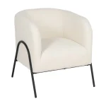 IXIA Sillones^Sillón Curvo Poliester Blanco 68 X 74 X 66 Cm