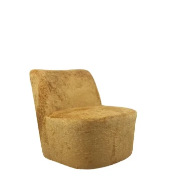 NAKURA Sillones^Sillón Giratorio Morgan Tapizado Mostaza 64,5 X 69 X 75 Cm