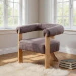 IXIA Sillones^Sillón Jaspeado Moderno Gris - Rosa 84 X 72 X 69 Cm