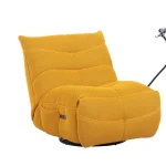 NAKURA Sillones^Sillón Relax Eléctrico Giratorio Dimian Con Cargador Mostaza 91 X 93 X 103 Cm.