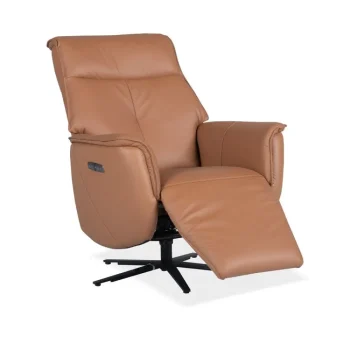 NAKURA Sillones^Sillón Relax Electrico Gatlin Piel Caoba 85 X 107 X 84 Cm